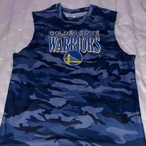 NBA Blue Camo Tank Top